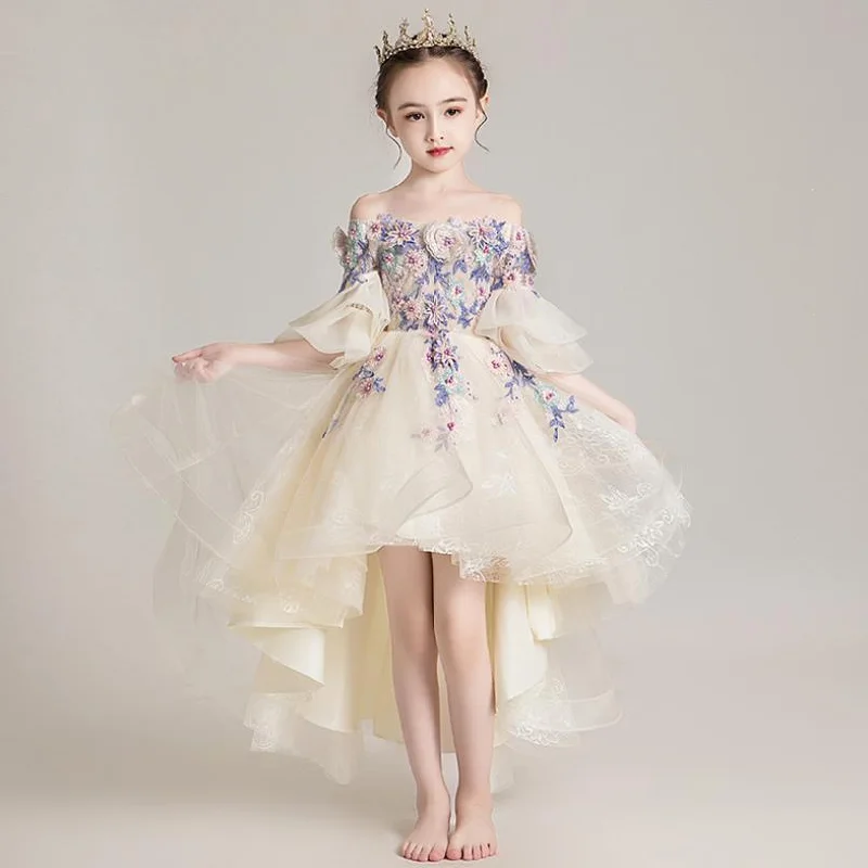 Girls Princess Birthday Party Gown