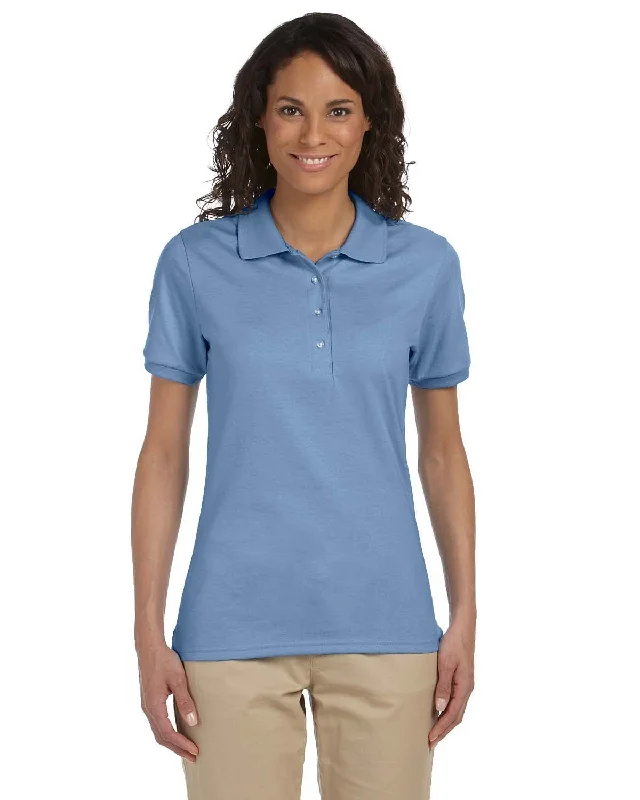 Jerzees Ladies 50/50 Jersey Knit Polo Shirt | Light Blue