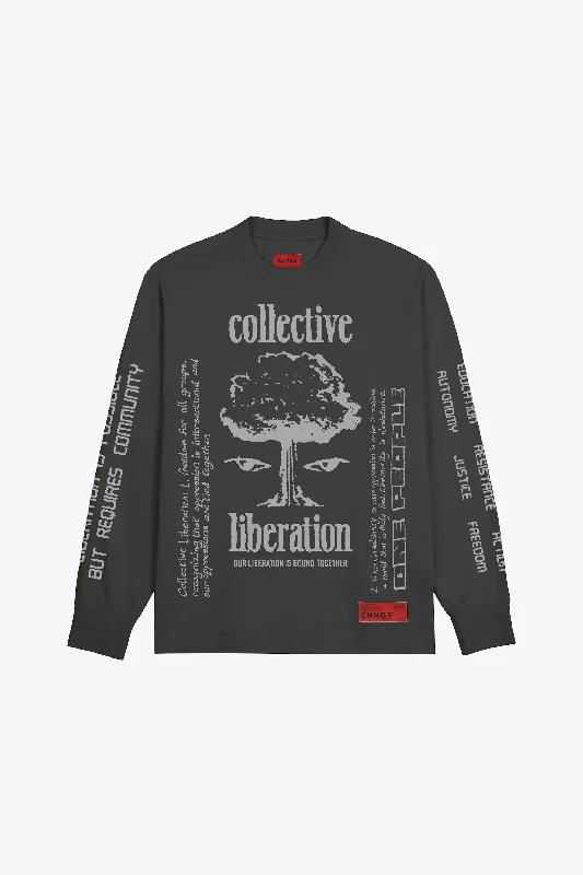 Collective Liberation Cuffed L/S (graphite)