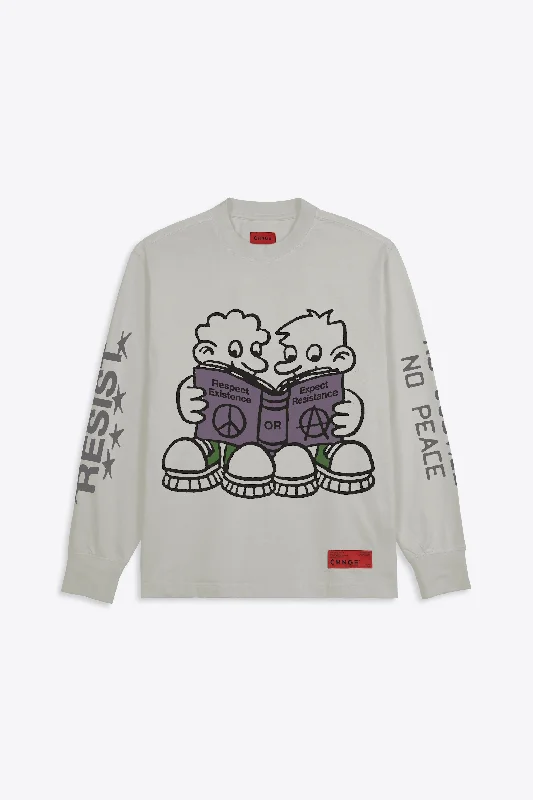 Respect Existence Cuffed L/S (bone)