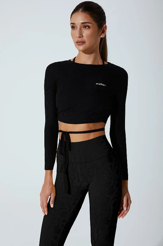 Archangel Long Sleeve Top - Black