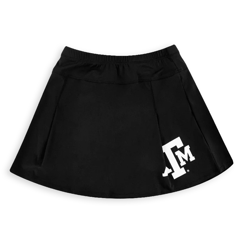 Texas A&M Black Athletic Skort