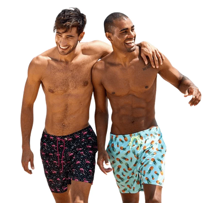 Men's Cool Print Swim Trunks