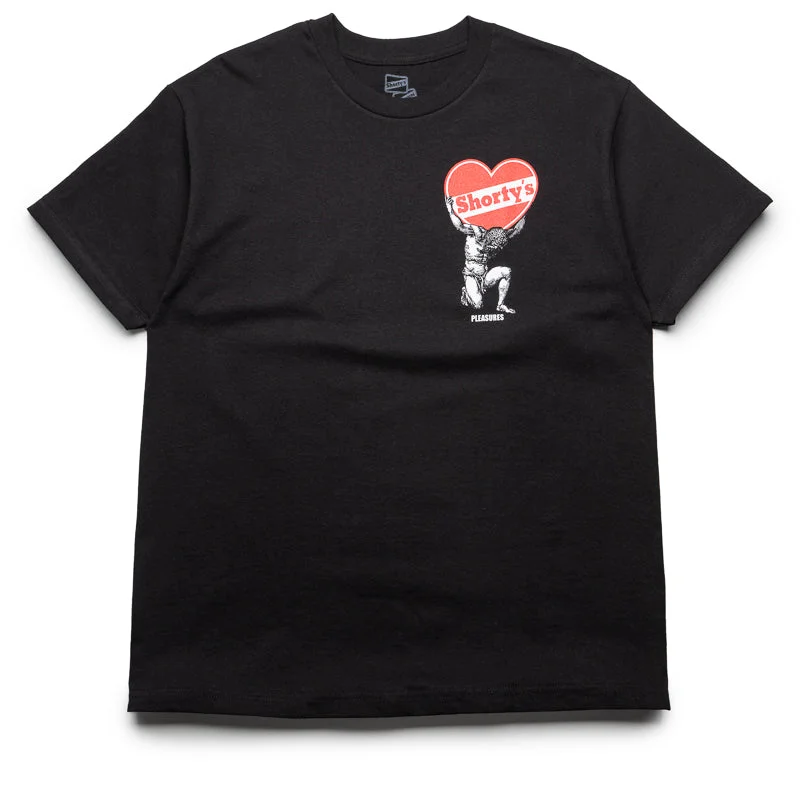 Comfortable Daywear Pleasures Atlas Tee - Black