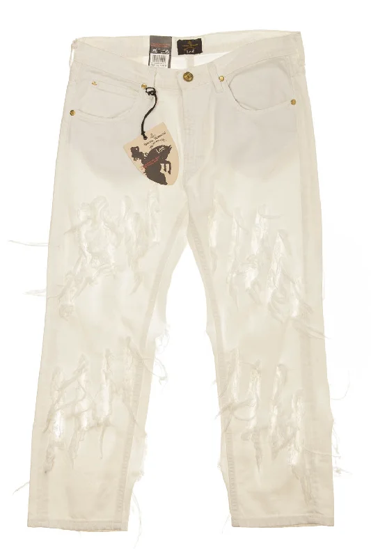 Comfortable Daywear Vivienne Westwood - New With Tags White Ripped Jeans - US 28