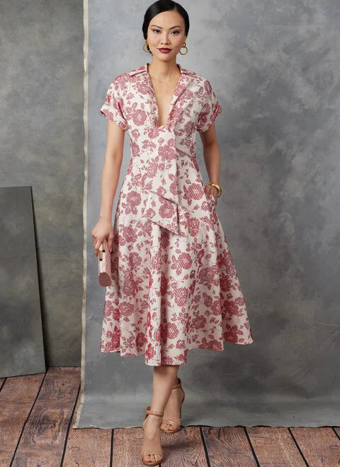 Comfortable Daywear Vogue Dress V1898