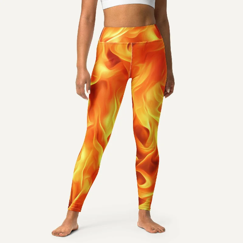 Fire High-Waisted Leggings