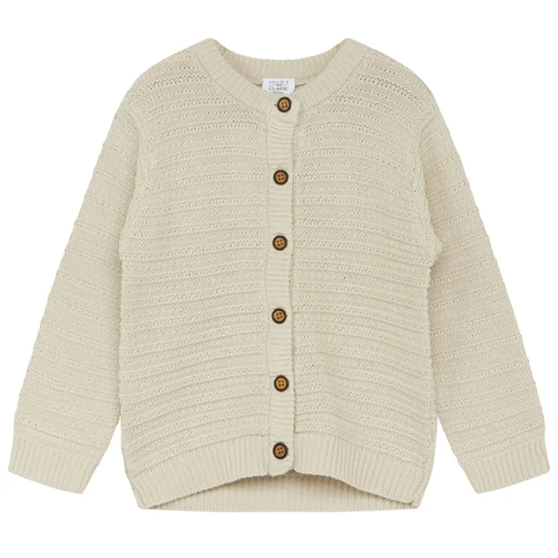 Comfortable Daywear Hust & Claire Baby Charli Cardigan Sandshell