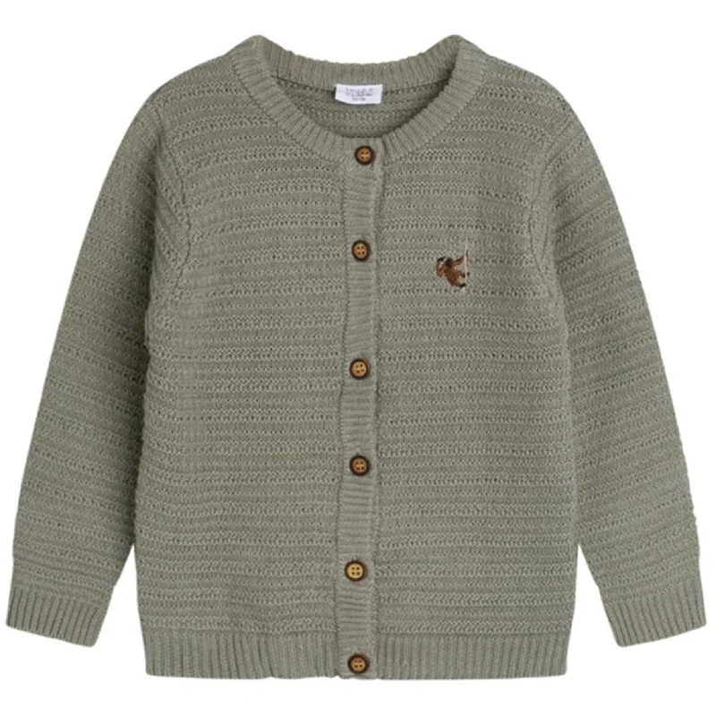 Comfortable Daywear Hust & Claire Mini Charli Cardigan Seagrass