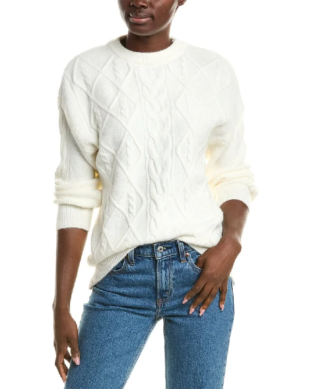 Femme Society Cashmere-Blend Pullover