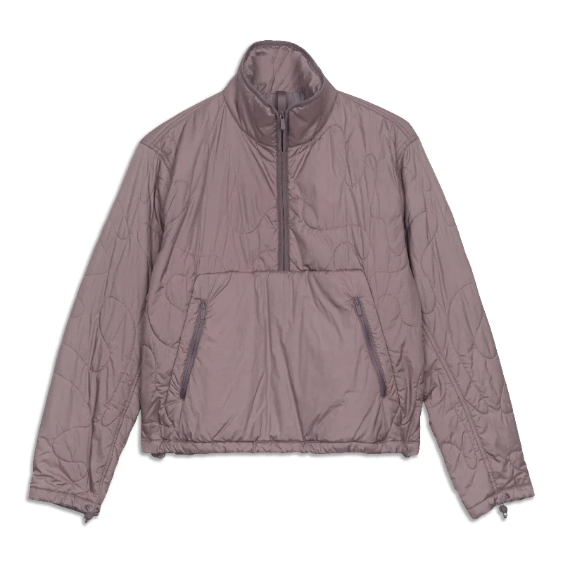 Insulated Quilted Pullover Jkt