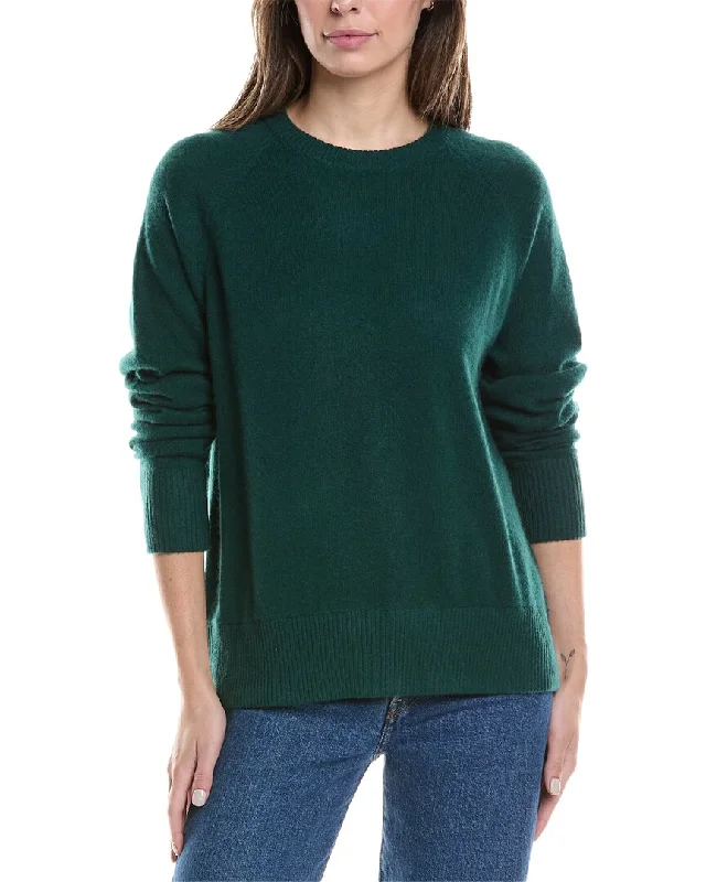 Minnie Rose Raglan Cashmere Sweater