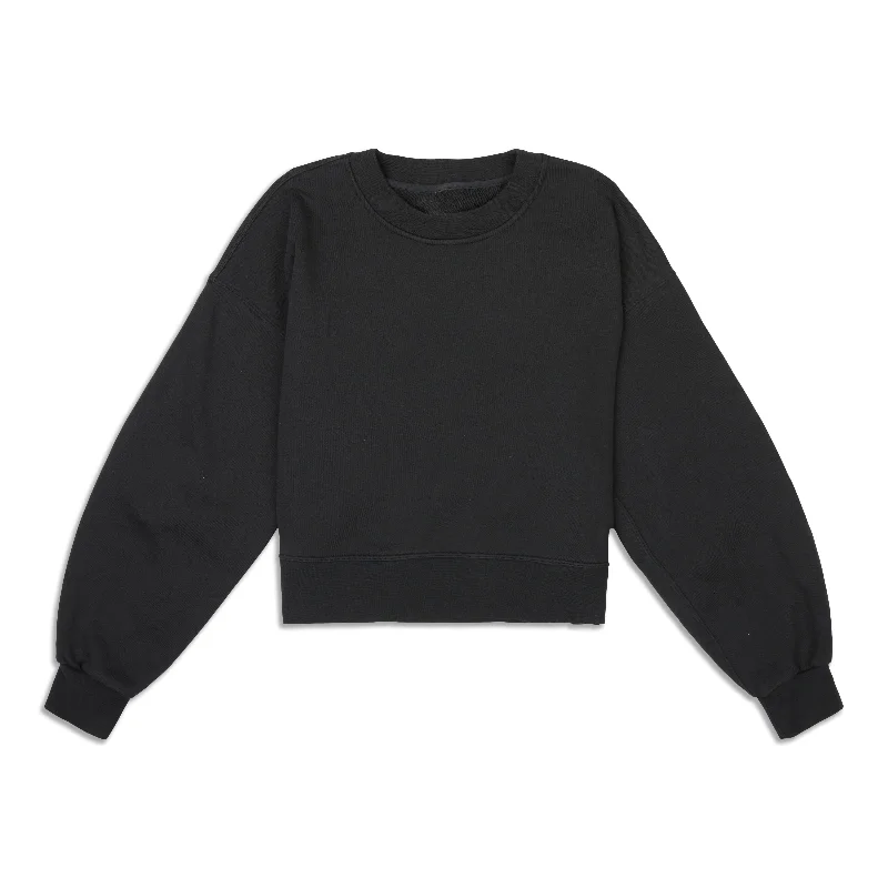 Perfectly Oversized Cropped Crew - Resale