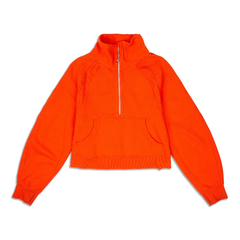 Scuba Oversized Funnel Neck Half Zip - Resale