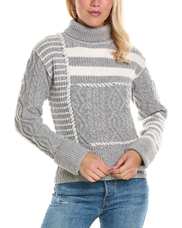 SIMKHAI Maggi Wool & Cashmere-Blend Pullover