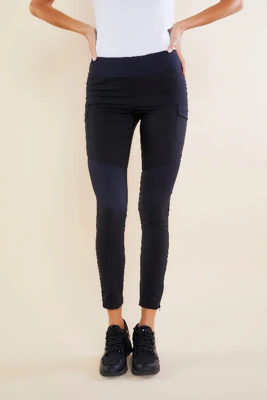 The Andrea Contrast-Panel Legging