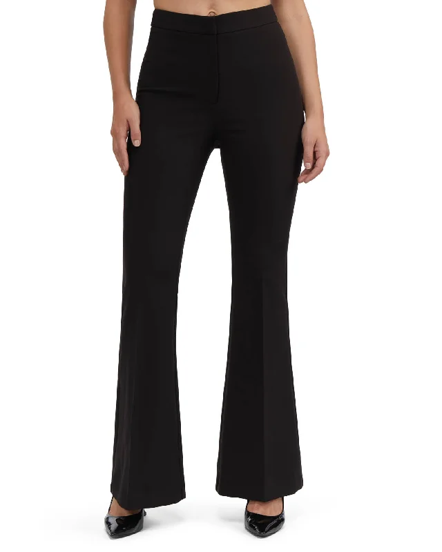 Bebe Women's High Waist Flared Tailored Pant