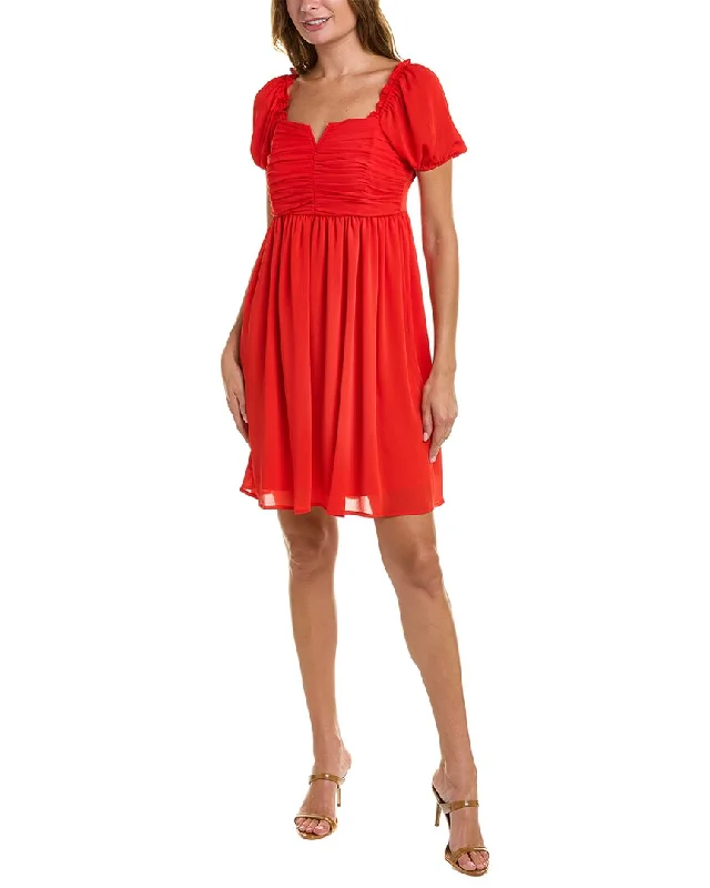 Tahari ASL Ruched Mini Dress