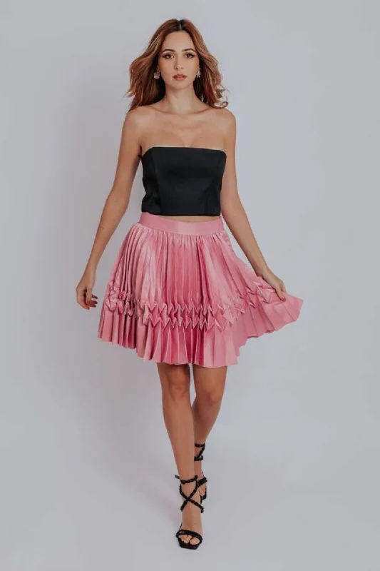 Audrey Knife Pleat Skirt