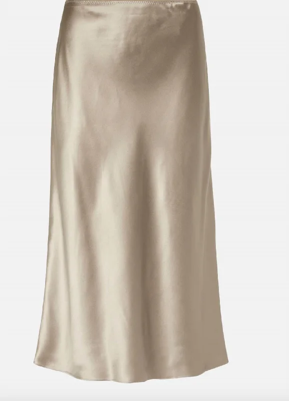 Siena Slip Skirt In Champagne