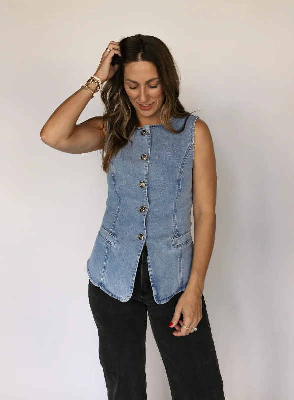 Corrie Denim Vest