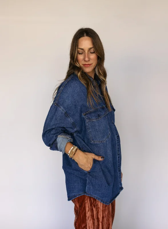 Freya Oversized Denim Shirt