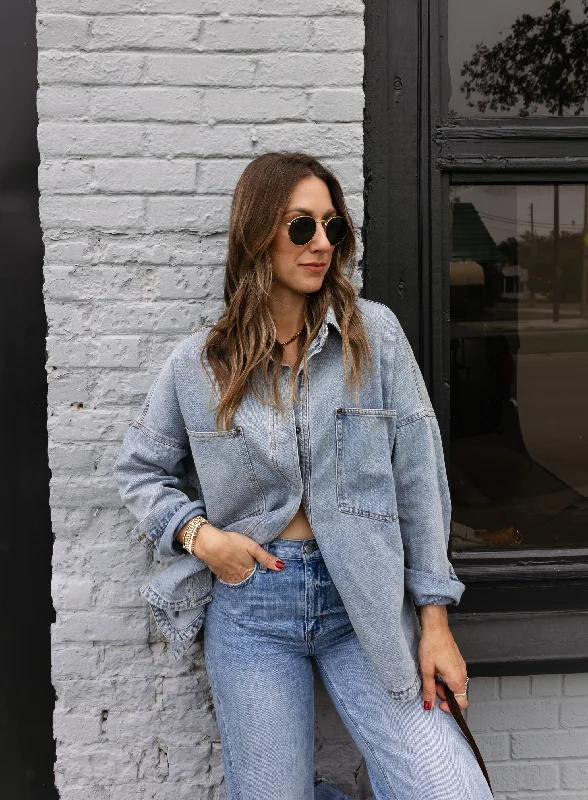 Macy Denim Shacket